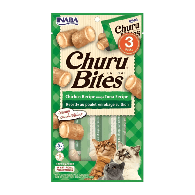 CHURU CAT BITES CHICKEN RECIPE WRAPS TUNA RECIPE 30GR1