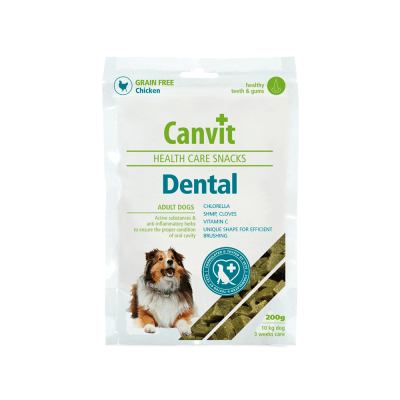 SNACK CANVIT DOG DENTAL 200GR