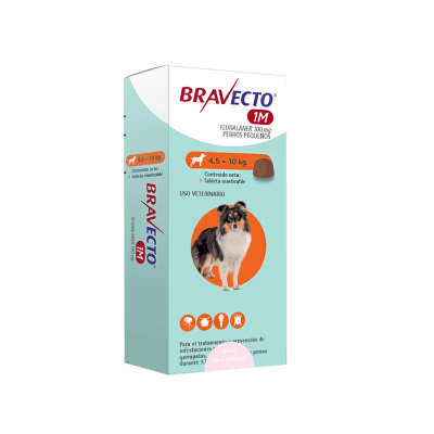 BRAVECTO PERRO 4.5 A 10 KG 1 MES