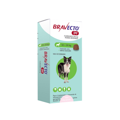 BRAVECTO PERRO 10 A 20 KG 1M