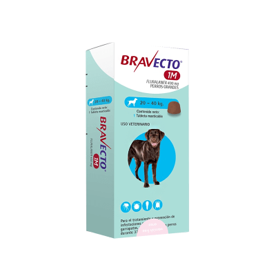 BRAVECTO PERRO 20 A 40 KG 1M1