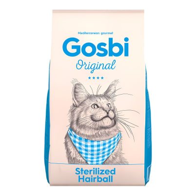 GOSBI CAT ORIGINAL STERILIZED HAIRBALL 3KG/7KG