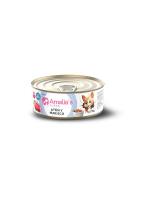 LATA AMALIA´S CAT ATUN Y MARISCO 85GR