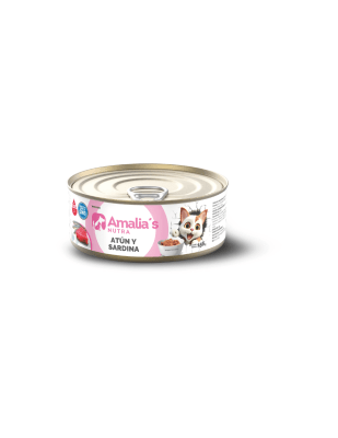 LATA AMALIA´S CAT ATUN Y SARDINA 156G1