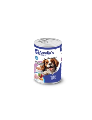 LATA AMALIA´S DOG CERDO HIGADO Y VEGETAL 374G1
