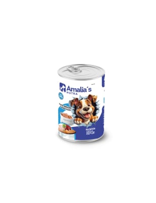 LATA AMALIA´S DOG PAVO HIGADO  VEGETAL Y QUINUA 374G