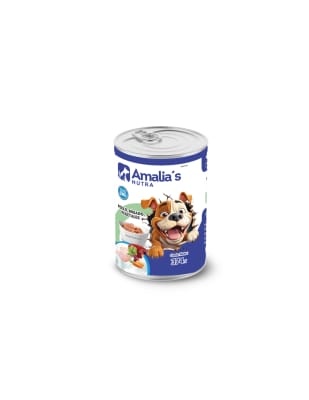 LATA AMALIA´S DOG POLLO HIGADO Y VEGETAL 374G