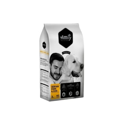 AMITY PM DOG IBERIAN PORK Y RICE 15KG