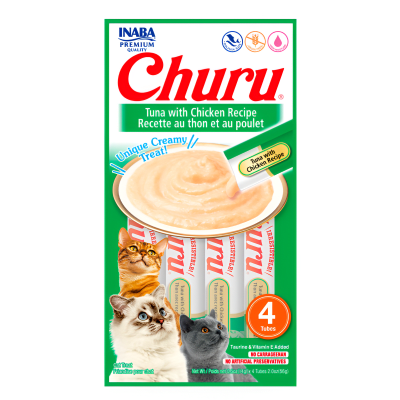 CHURU CAT TUNA WITH CHICKEN RECIPE 56GR