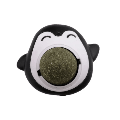 JUGUETE GATO WONDERCAT PINGÜINO CON BOLA CATNIP 28GR