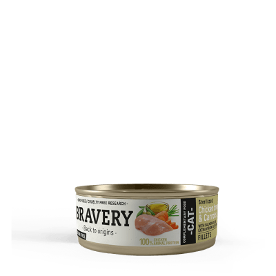LATA BRAVERY CAT STERILIZED CHICKEN CARROT 70g