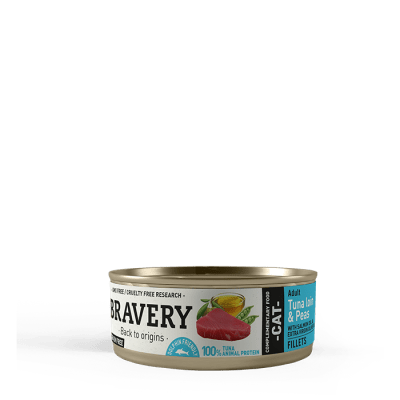 LATA BRAVERY CAT ADULT TUNA LOIN PEAS 70g1
