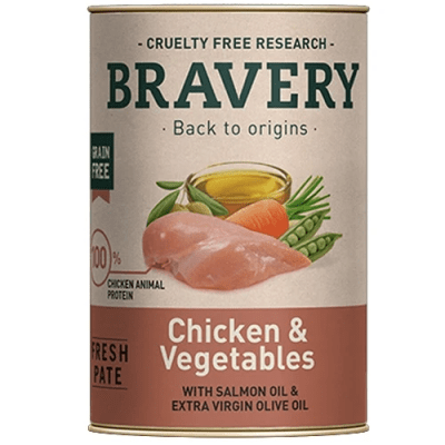 LATA BRAVERY DOG CHICKEN VEGETABLES 290 GRS