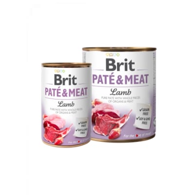 LATA BRIT CARE DOG LAMB 800 GR1