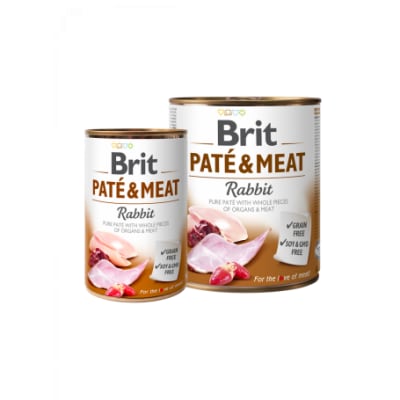 LATA BRIT CARE DOG RABBIT 800GR