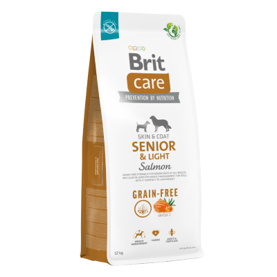 BRIT CARE DOG SENIOR LIGHT SALMON 3 Y 12KG