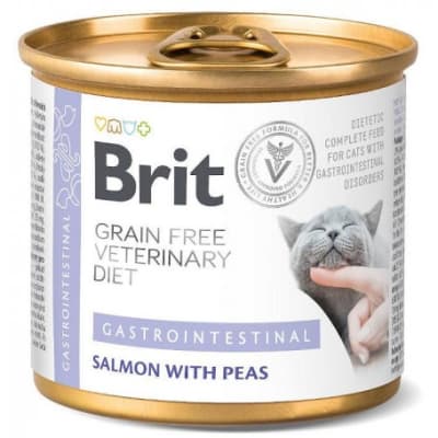 LATA BRIT VET CAT GASTROINTESTINAL HERRING PEA 200G1