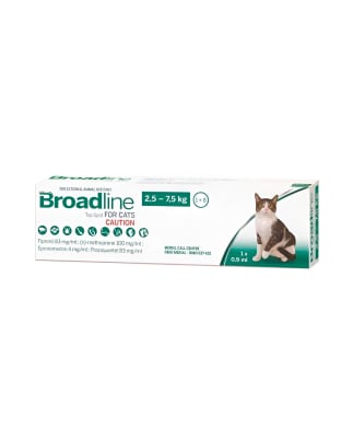 BROADLINE SPOT ON PIPETA GATO 2.5-7.5KG