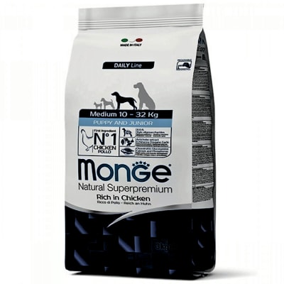 MONGE DOG ADULT MEDIUM CHICKEN12 KG