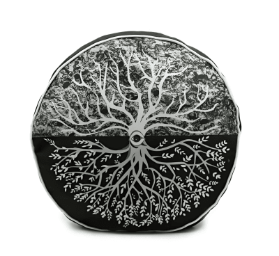 CAMA HEY PARA PERRO ARBOL DE LA VIDA 50X50X11CM PW1