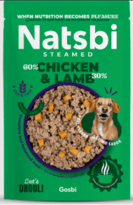 GOSBI DOG NATSBI CHICKEN LAMB 200GR