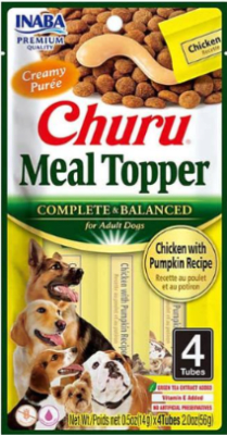 CHURU DOG MEAL TOPPER CHICKEN 14 GRS