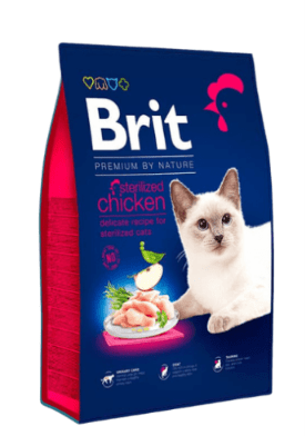 BRIT PREMIUM CAT CHICKEN STERILIZED 1.5 KG1