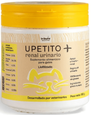SUPLEMENTO GATO UPETITO+ RENAL URINARIO 180GR1