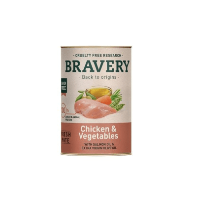 LATA BRAVERY DOG CHICKEN VEGETABLES 290 GRS