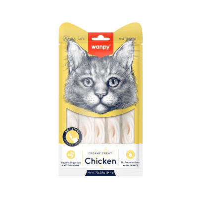 WANPY CAT CREAMY CHIKEN 70GR