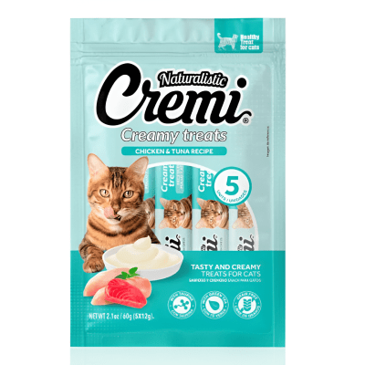 NATURALISTIC CAT CREMI CHICKEN TUNA 5UNI