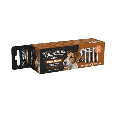 BISCUITS CHOCO CREAM DOG 120 GRS NATURALISTIC