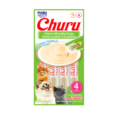 CHURU CAT CHICKEN WITH SCALLOP RECIPE 56G