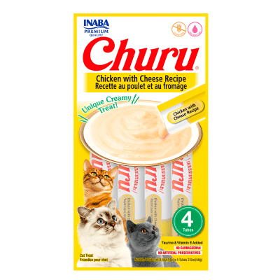CHURU CAT CHICKEN WITH CHEESE RECIPE 56GR