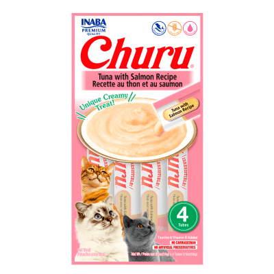 CHURU CAT TUNA WITH SALMON RECIPE 56GR