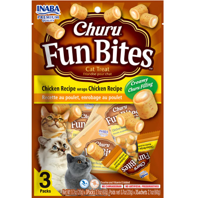 CHURU CAT FUN BITES CHICKEN 60 GRS