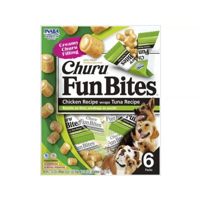CHURU DOG FUN BITES CHICKEN TUNA RECIPE 132G1
