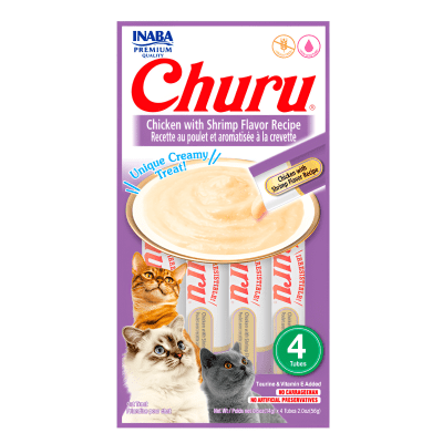 CHURU CAT CHICKEN WITH SHRIMP FLAVOR RECIPE 56GR