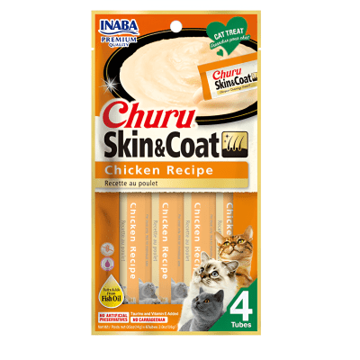 CHURU CAT SKIN COAT CHICKEN RECIPE 56GR