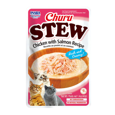 CHURU CAT STEW CHIKEN WITH SALMON RECIPE 40G1