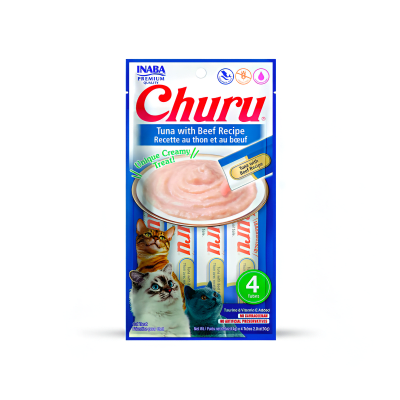 CHURU CAT TUNA WITH BEEF 14G 4UNI