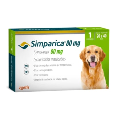 SIMPARICA 20-40KG 1 y 3comp