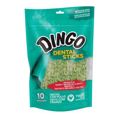 SNACK DINGO DENTAL STICKS FORMATOS 10UNI-50UNI