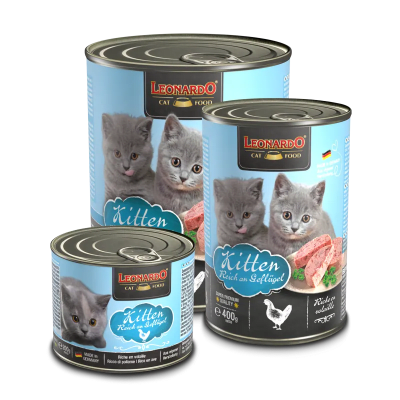 LATA LEONARDO KITTEN 200 Y 400GR