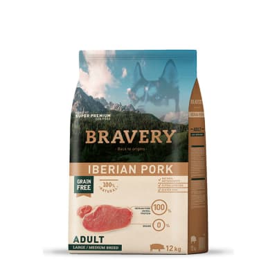 BRAVERY DOG IBERIAN PORK ADULT