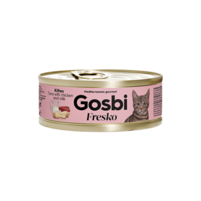 LATA GOSBI CAT FRESKO KITTEN TUNA CHICKEN MILK 70G1