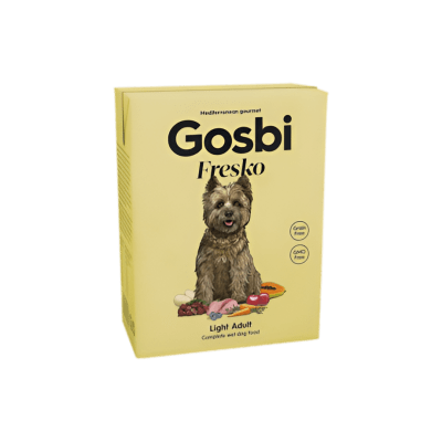 CAJA GOSBI DOG FRESKO ADULT LIGHT 375G1