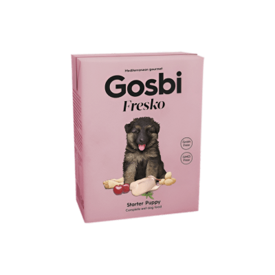 CAJA GOSBI DOG FRESKO PUPPY STARTER 375G1