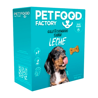 PETFOOD FACTORY GALLETA SABOR LECHE CACHORRO 350G1