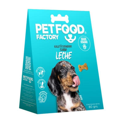 PETFOOD FACTORY GALLETA CACHORRO SABOR LECHE 80G